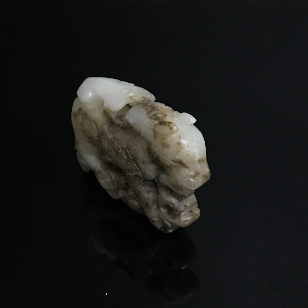 明代和田玉马上封侯/382478/收藏/传承/【友谊文物商店】