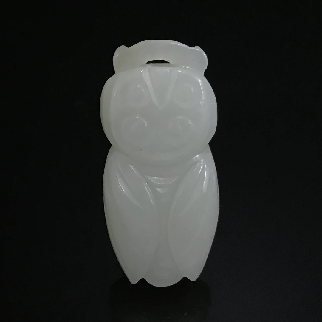 清代和田玉蝉/489633/收藏/传承/【友谊文物商店】