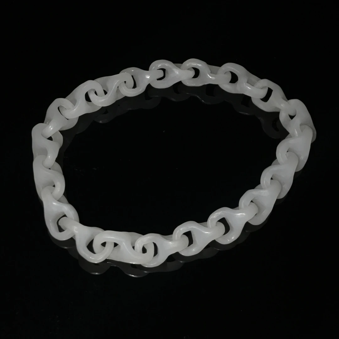 清代和田玉连环串/369849/收藏/传承/【友谊文物商店】