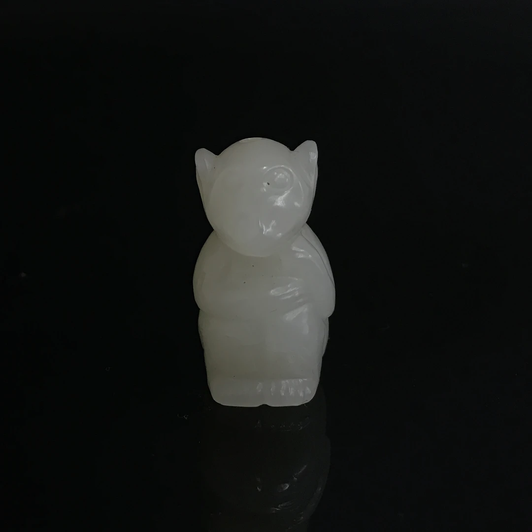 清代和田玉灵猴/495892/收藏/传承/【友谊文物商店】