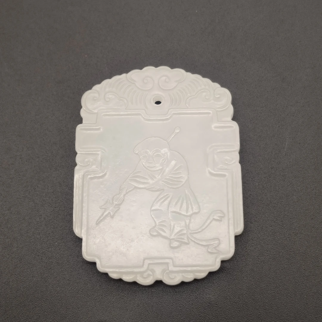 【友谊文物商店】清代玉人物牌392669