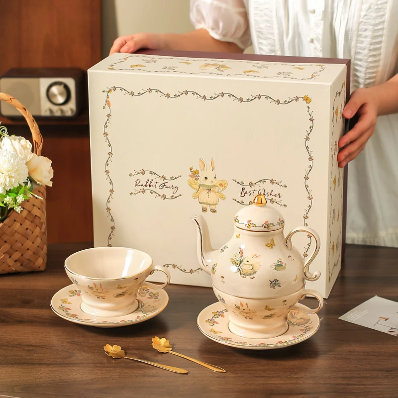川岛屋茶壶子母壶英式下午茶具咖啡杯碟套装女伴手礼生日新婚礼物