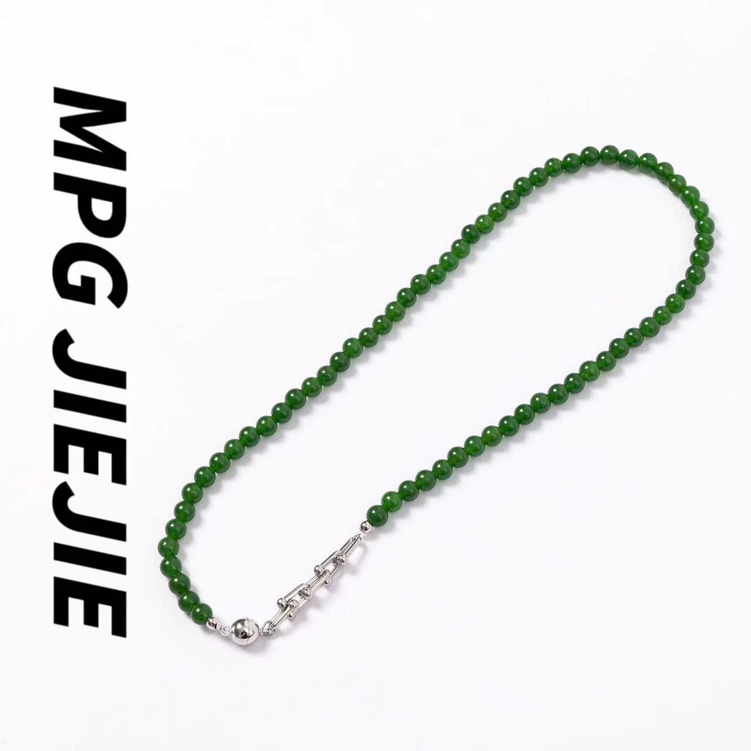 合金亚克力项链 MPG JIEJIE【得青山】彩色时尚长款百搭项链