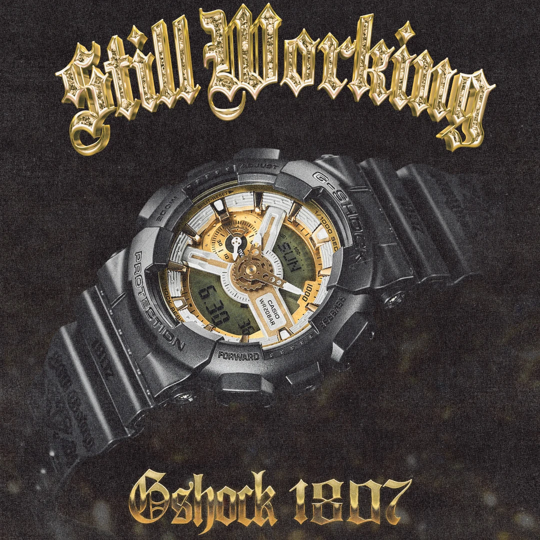 Casio/卡西欧1807合作联名款潮牌搭配腕表组合套装预售开售提醒