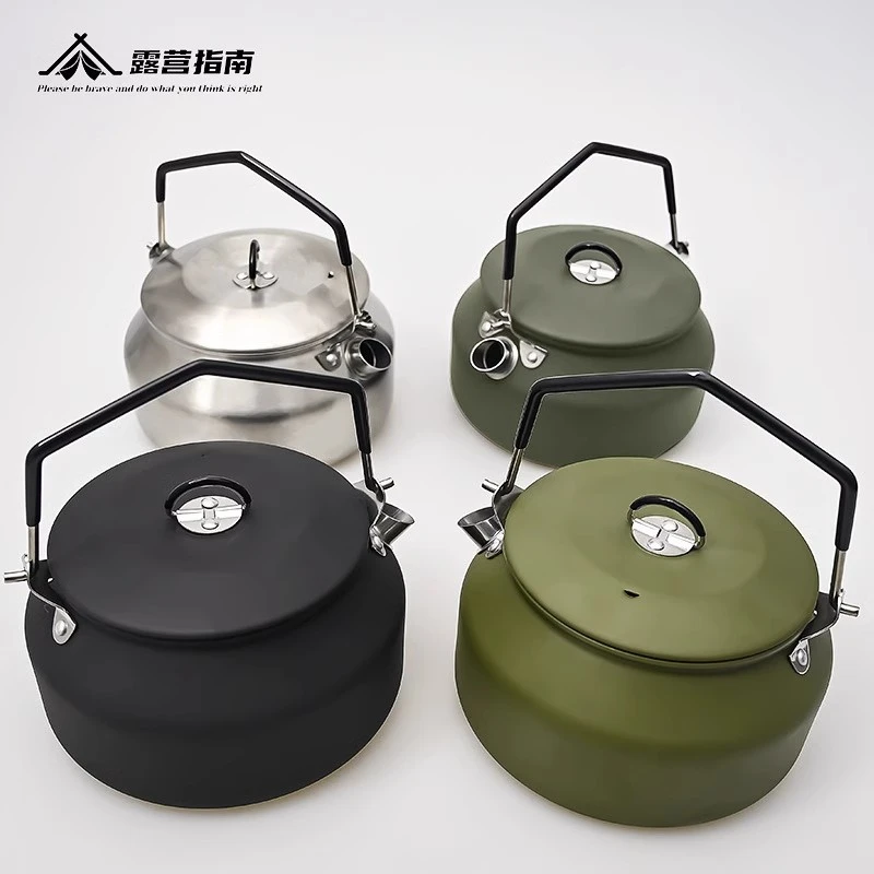 户外茶壶水壶户外锅大容量烧水壶泡茶专用锅具炊具明火围炉煮茶