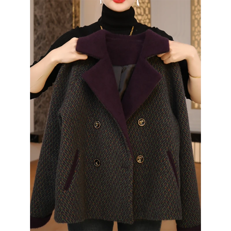 2024秋季新款时尚设计显贵气宽松大码气质上衣