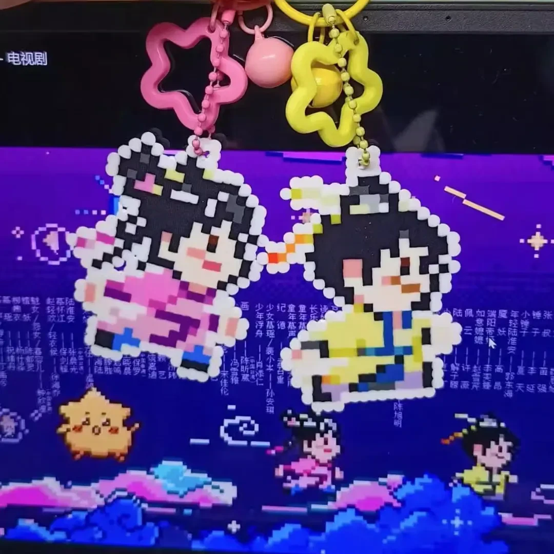小红书爆款永夜星河凌妙妙慕子期周边可爱亚克力挂件钥匙YDG
