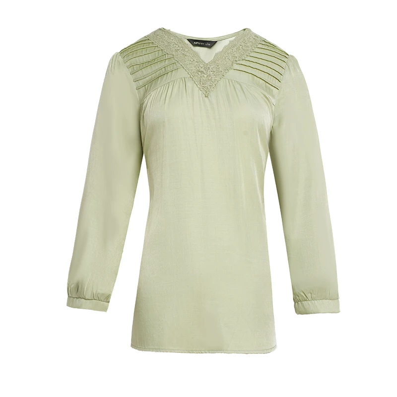 66058大码女装2024秋新款遮肉显瘦衬衫胖mm洋气减龄宽松长袖上衣