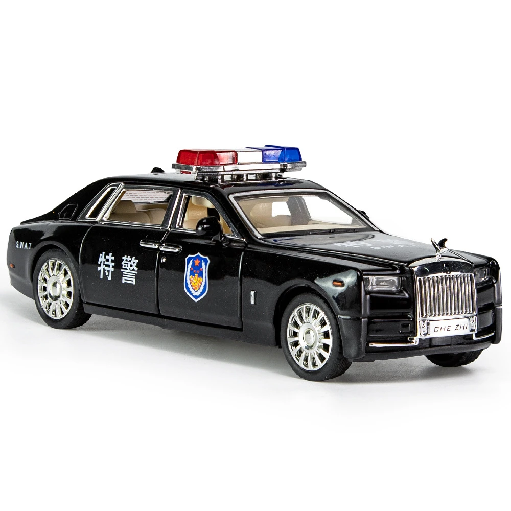 警车路虎揽胜跑车车模大型1：32仿真劳斯车模型汽车儿