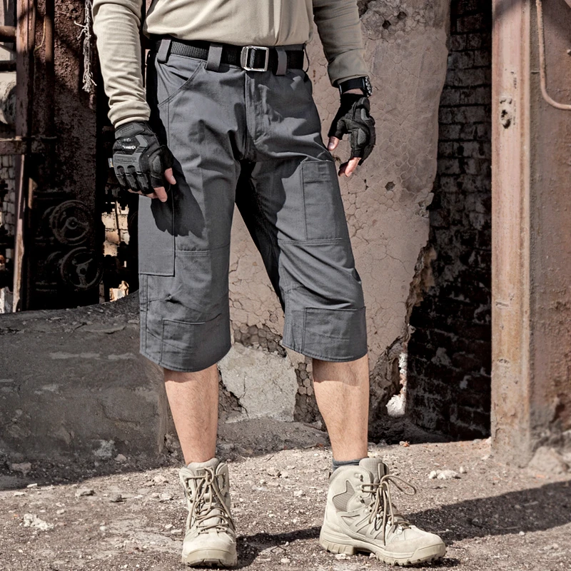自由兵刀锋户外短裤男士夏季户外登山透气宽松七分裤子防刮战术裤