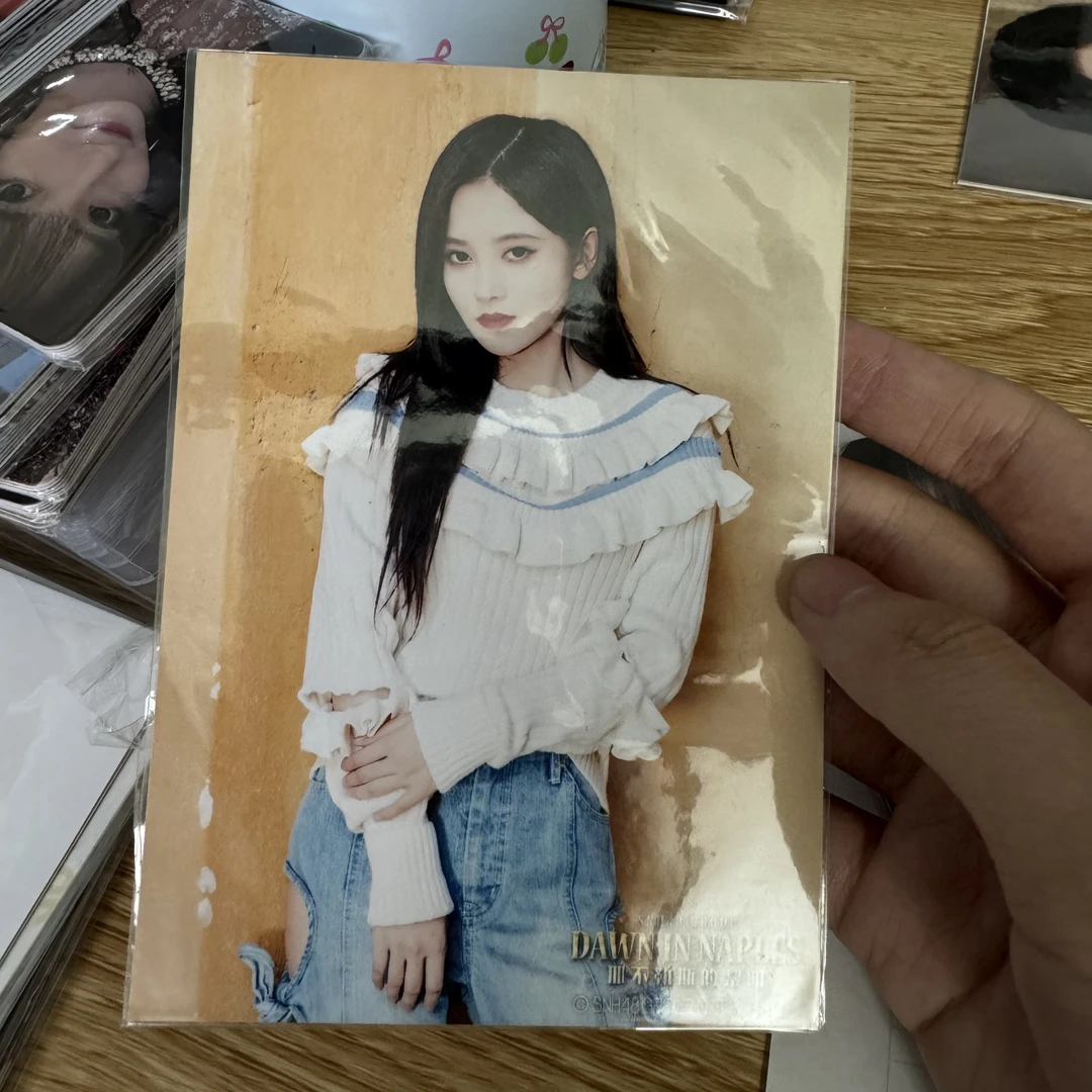 鞠婧祎生写照片SNH48