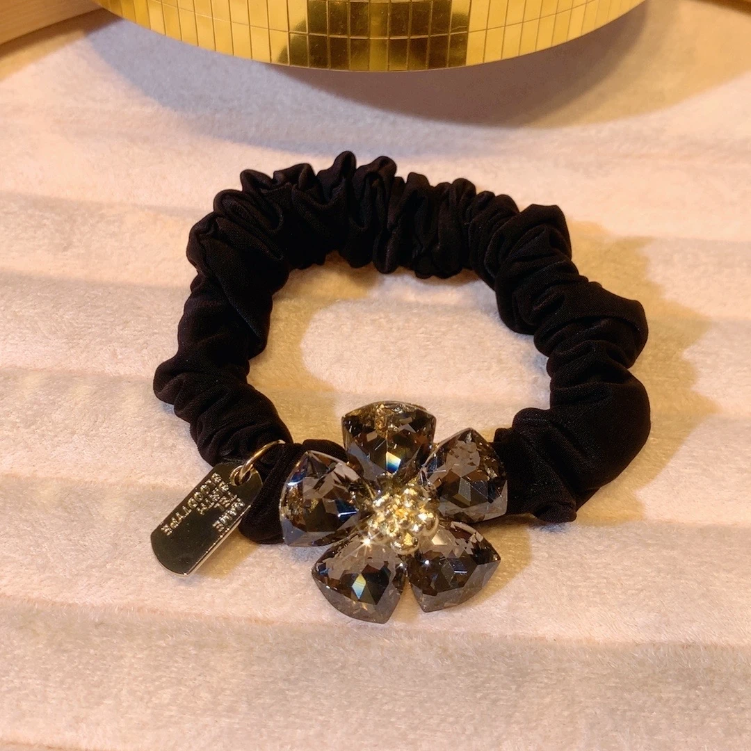 韩版小花头绳新品精致款发圈气质轻奢时尚可爱发饰皮筋发绳女