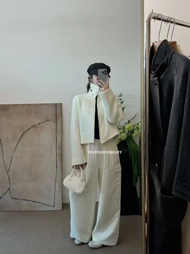 758（1308#库）立领气质短款百搭外套 KC