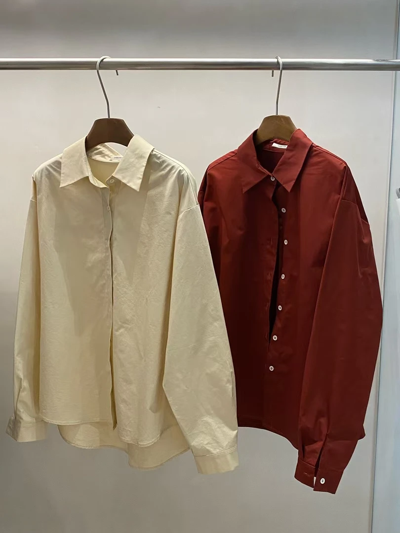 ALER（0006#库）休闲百搭纯色衬衣 KC