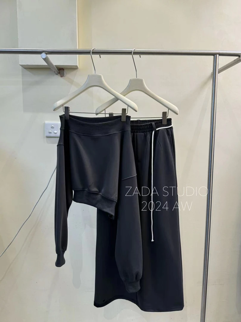 ZADA（5956 #库）显瘦气质设计感套装 KC