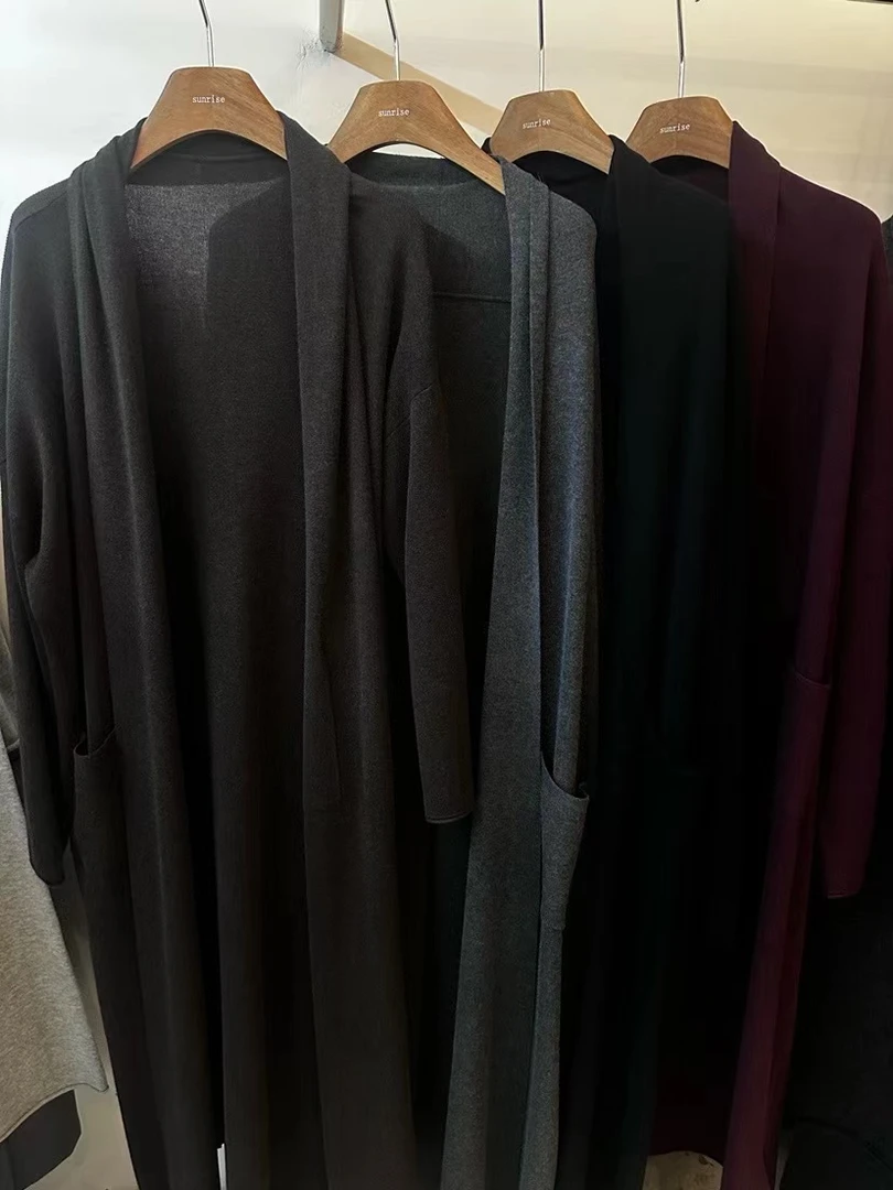 sunrise（24909#库）气质中长款开衫kc