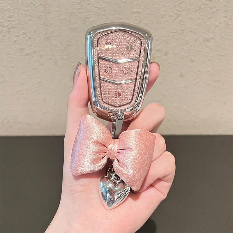 专用凯迪拉克钥匙套xt5汽车xts壳xt6扣atsl女士srx高级感ats全包