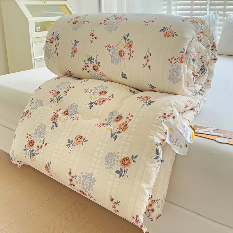 A类大豆被可机洗空调被子单双人春秋被冬季加厚学生棉被保暖冬被