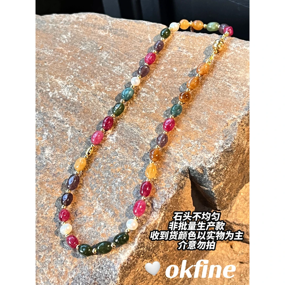 铜合金项链 2358  OKFINE高定饰品简约项链轻奢气质手工