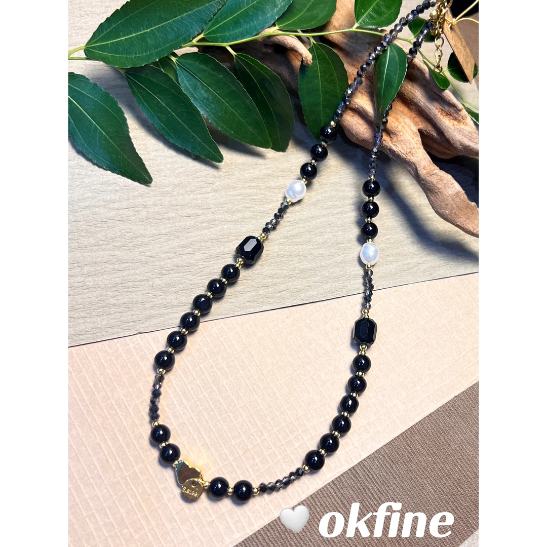 铜合金项链 2515  OKFINE高定饰品简约项链轻奢气质手工配饰