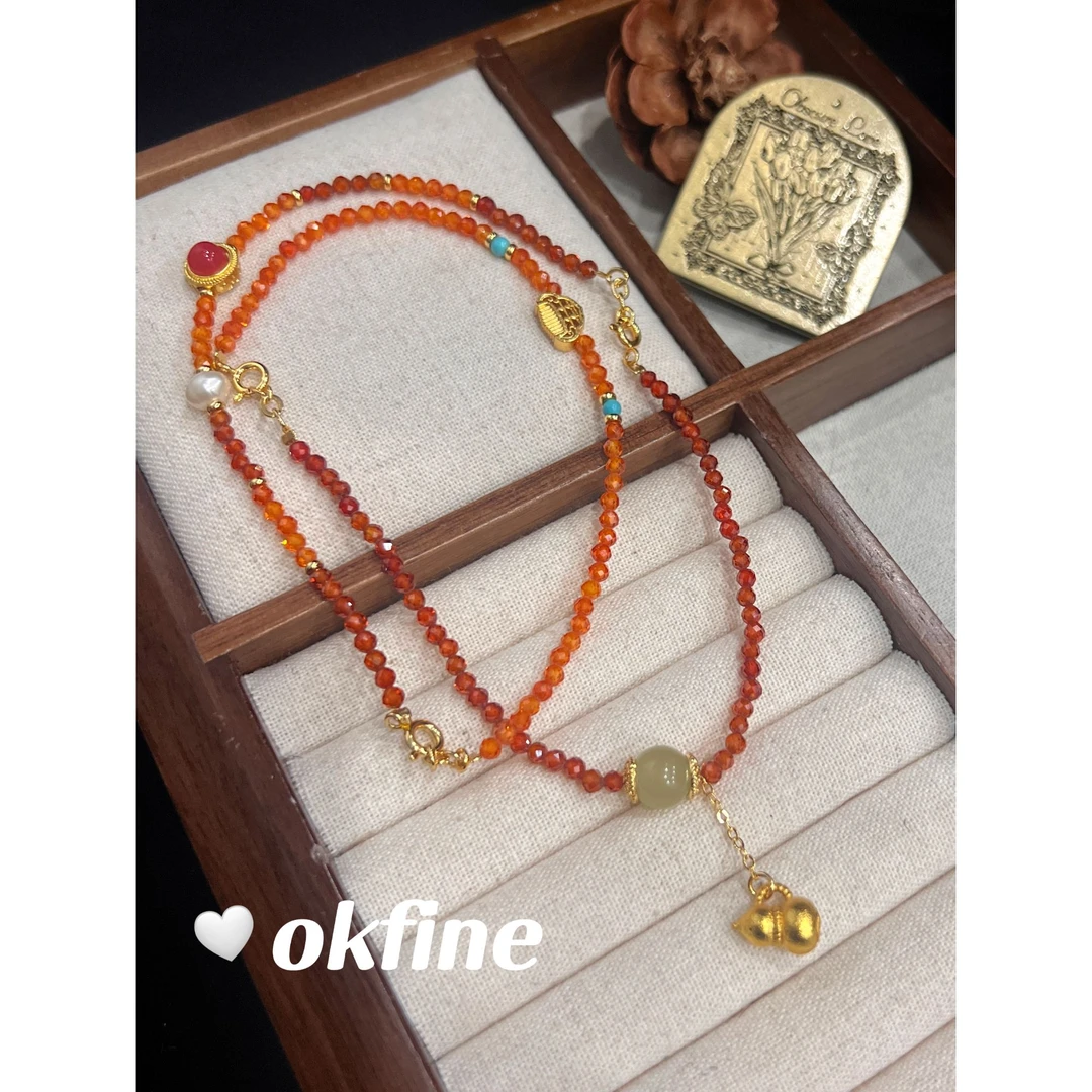 铜合金项链 3009 OKFINE高定饰品简约复古毛衣链