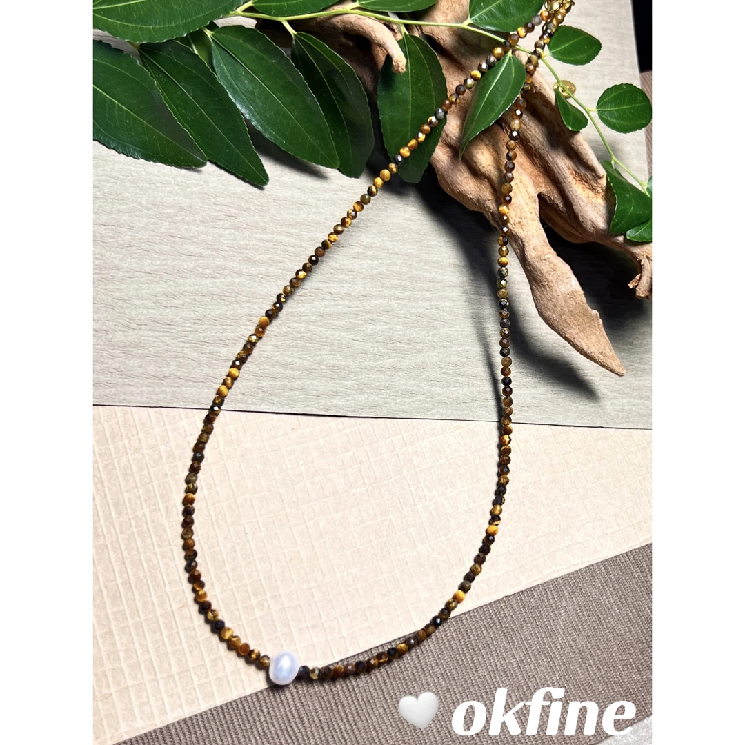 钛钢项链 3027  OKFINE高定饰品简约项链百搭时尚手工