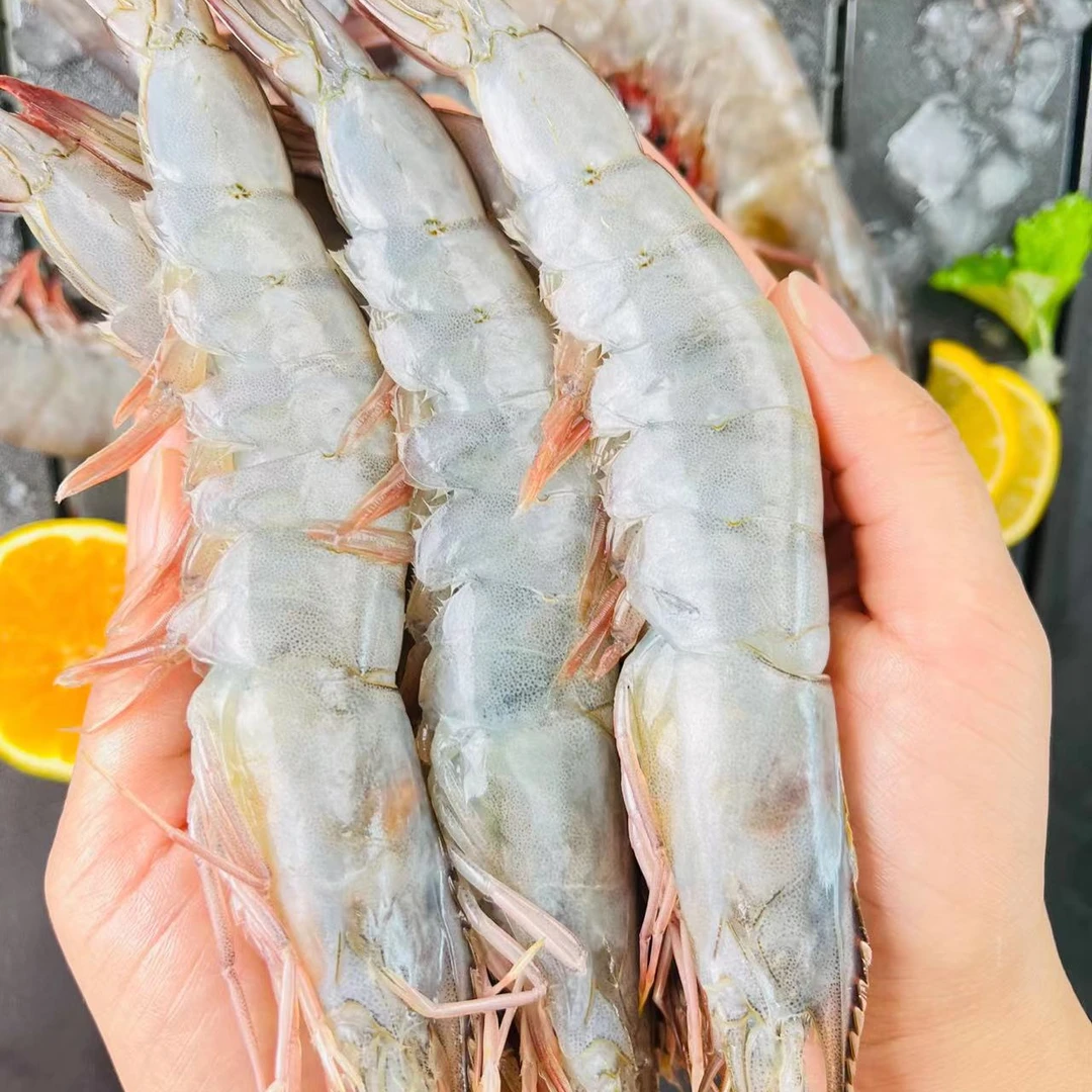 【净重不含冰】30-40规格净重3斤 约45-60只厄瓜多尔南美白虾0225