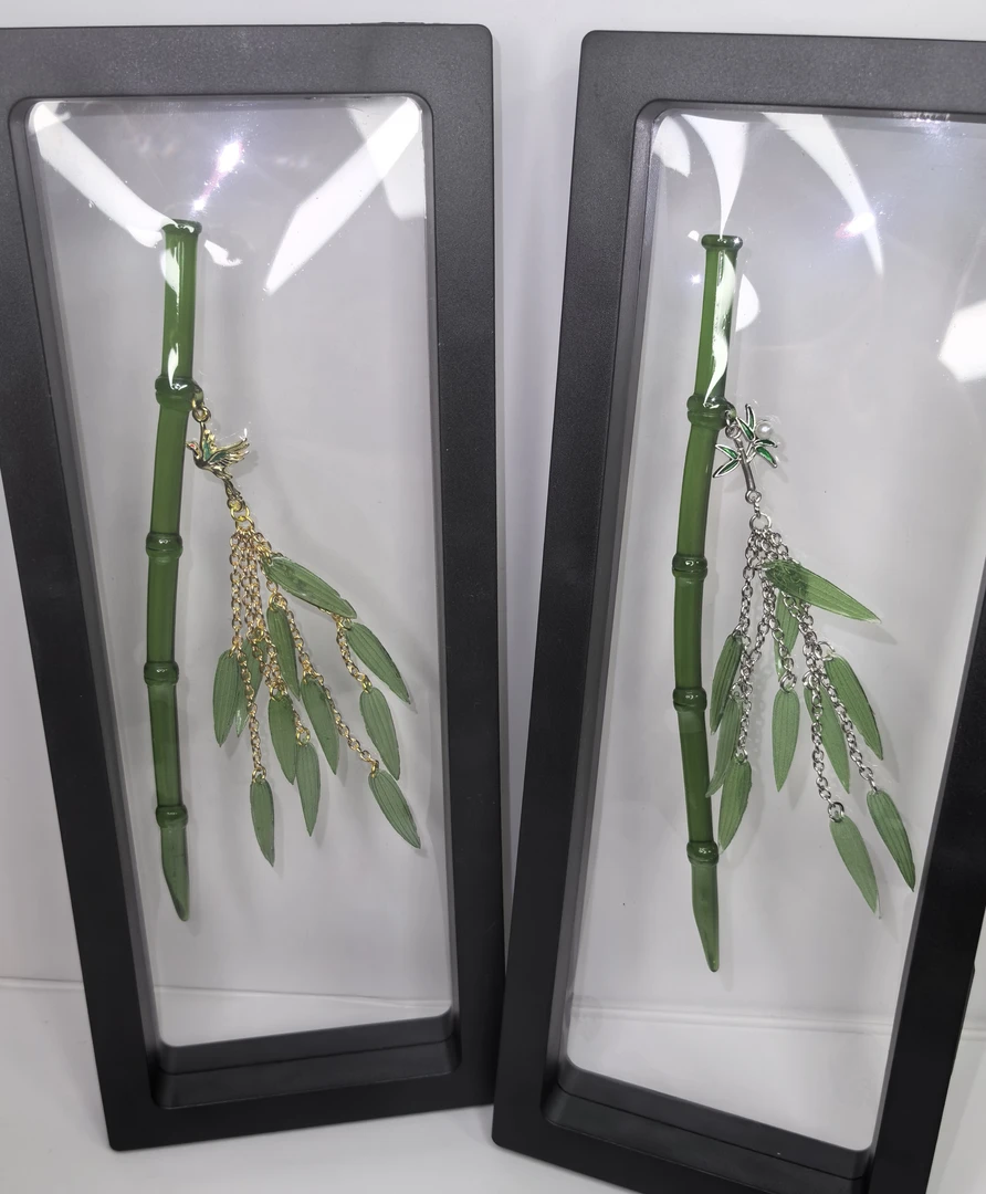 青竹发簪金银两色