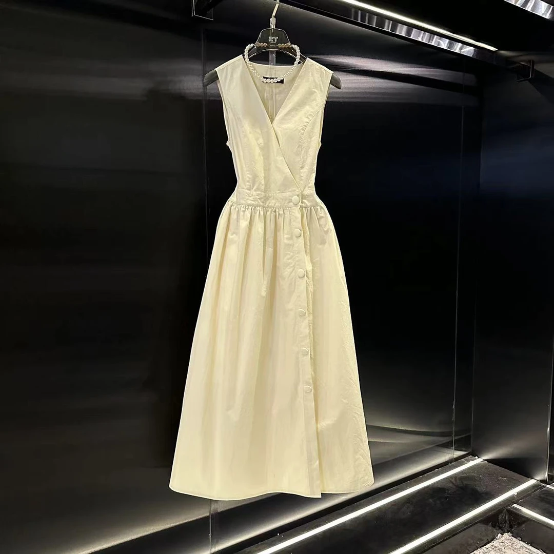 roiltrou初夏小众设计感高级显白气质优雅连衣裙ZA1524210274