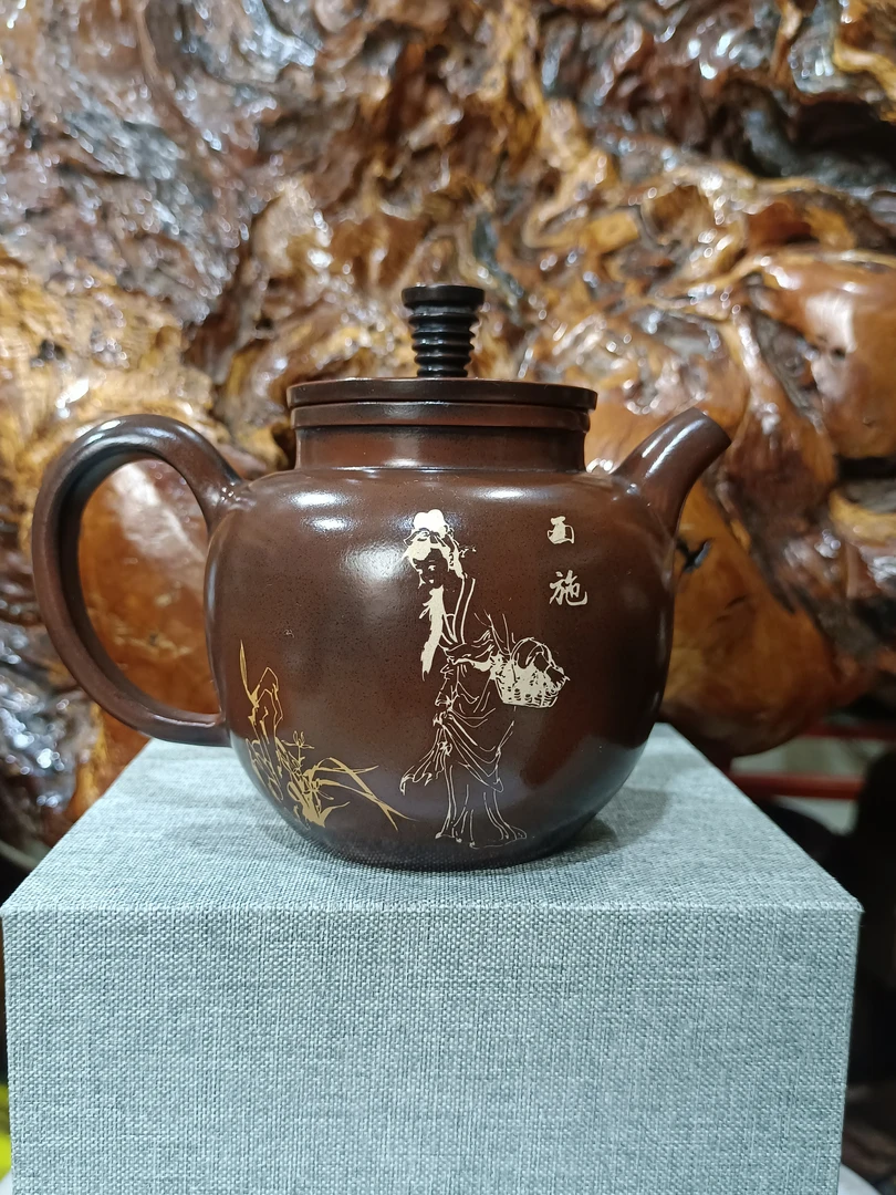 精品 四大美女图形壶