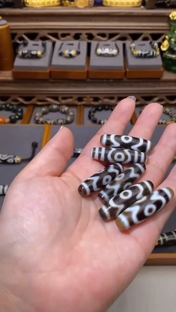 【闪购商品】玛瑙/玉髓颈饰未镶嵌A25785多样性-JC熊猫三发一个