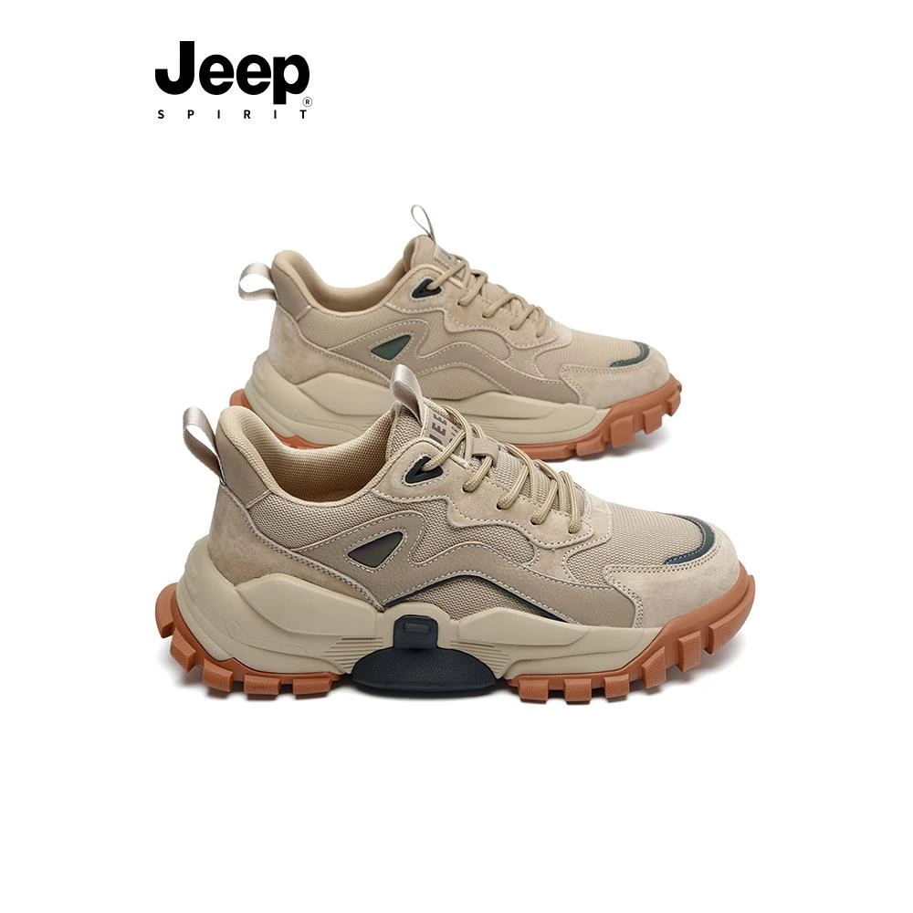 JEEPSPIRIT吉普官网官方专卖店男鞋春夏季2025新款网红休闲运动鞋
