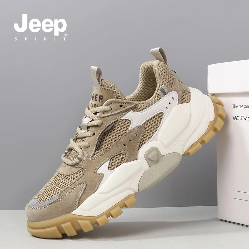 JEEPSPIRIT吉普官网专卖店官方男鞋春季款2025新款运动鞋休闲鞋子