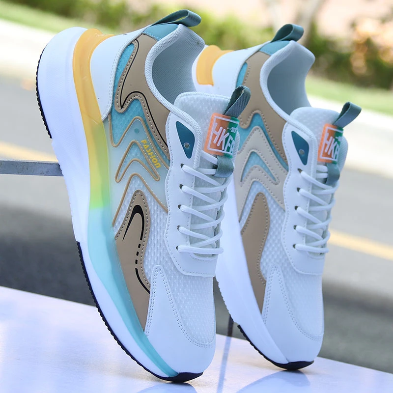 男士软底跑步鞋超轻运动鞋透气防臭男鞋耐磨防滑弹力减震旅游鞋子