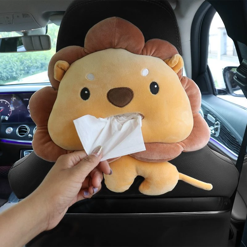 车载纸巾盒汽车好物抽纸盒袋车用车内装饰大全挂式公仔内饰用品