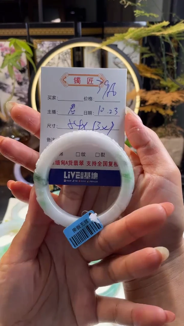 【闪购商品】翡翠手镯未镶嵌2 翡翠手镯 54