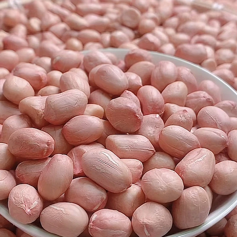 五斤装新脱壳的三斤农产品河南南阳大白沙生食用新鲜菜晒干花生米
