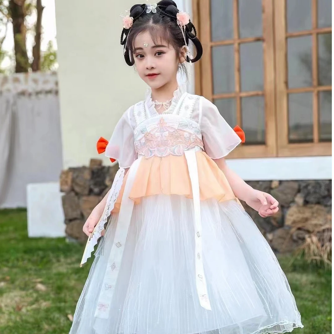 【308】公主裙仙女连衣裙甜美女童春夏款儿童节洋气时尚宝宝仙气