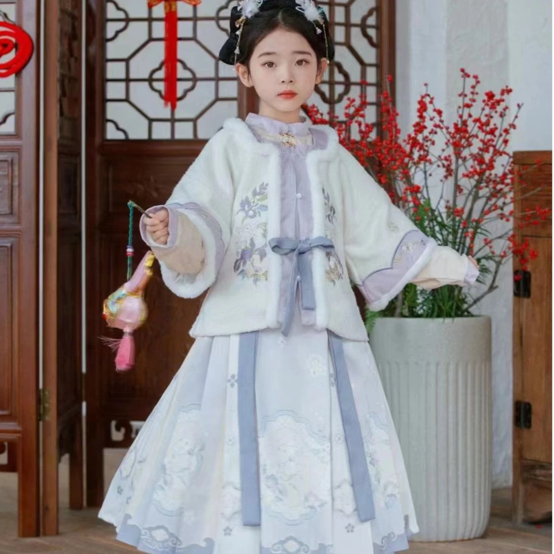 【出水芙蓉】洋气公主裙仙女甜美礼服童装儿童女孩加绒拜年服