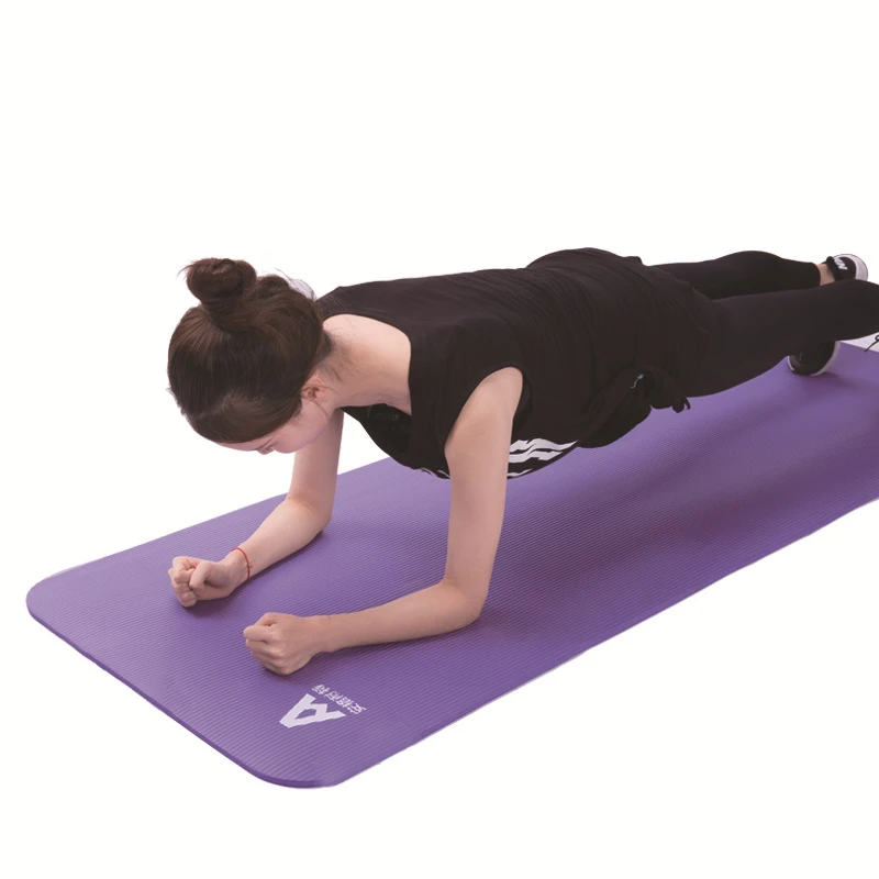 安格耐特F4174瑜伽垫高弹防滑瑜珈无异味加厚健身NBR加宽运动垫子