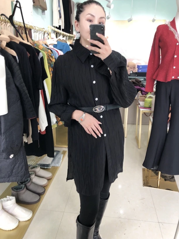 女士长款衬衫 超级漂亮