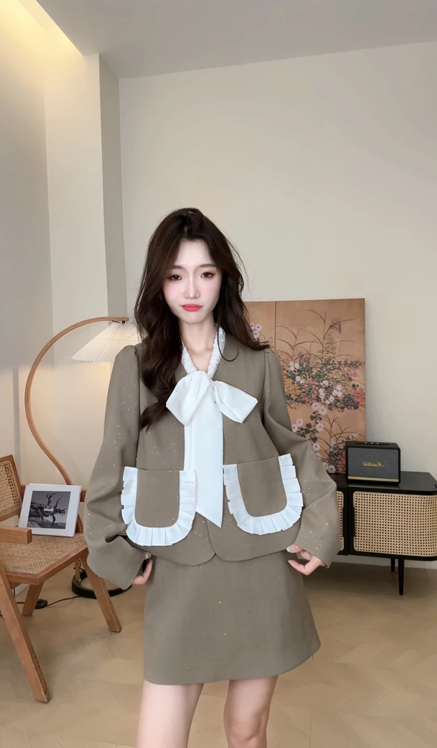 【感觉至上套装】原创设计师女装法式复古日常可穿套装