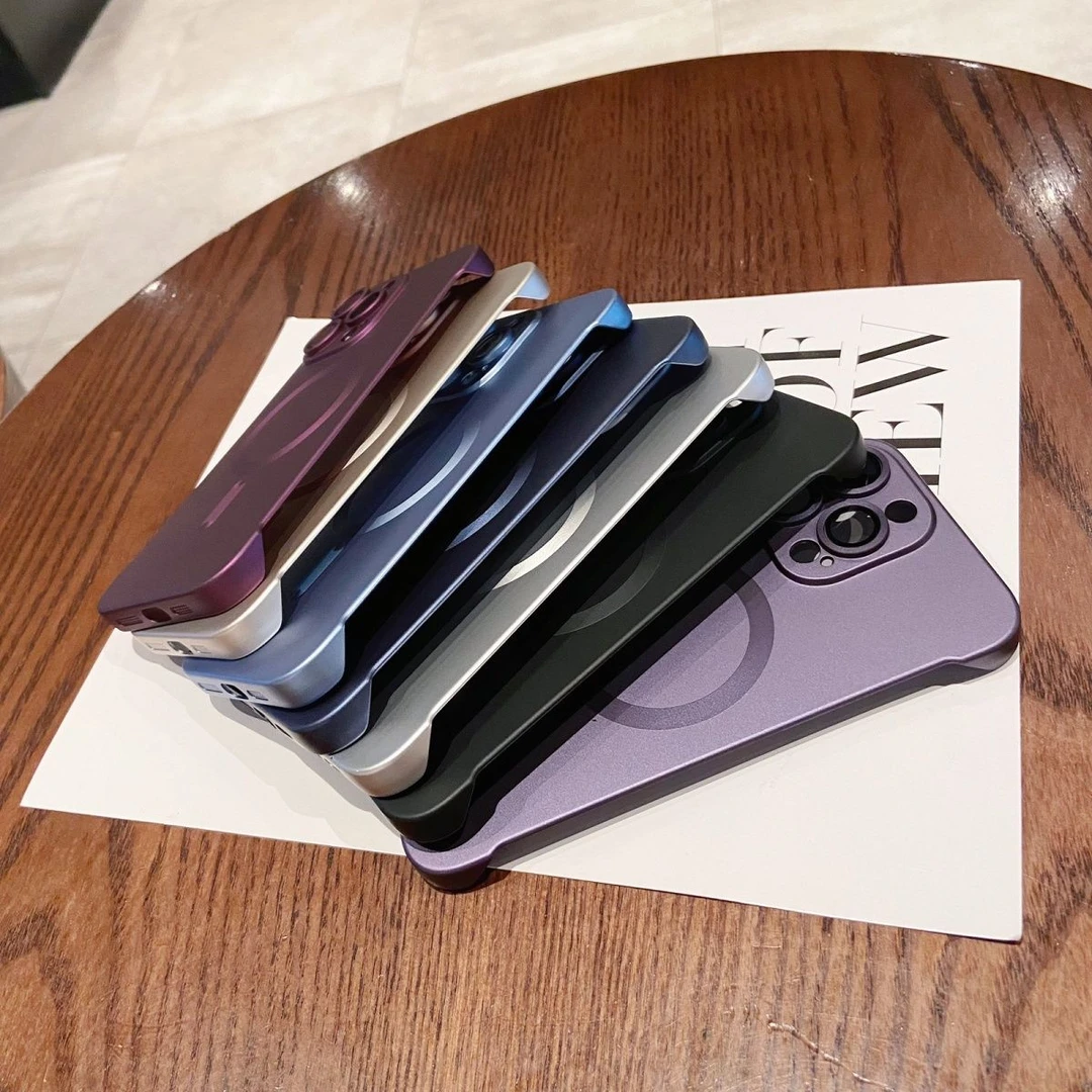 新款苹果14pro高级感手机壳iPhone14promax磁吸13/12磨砂硬壳硬