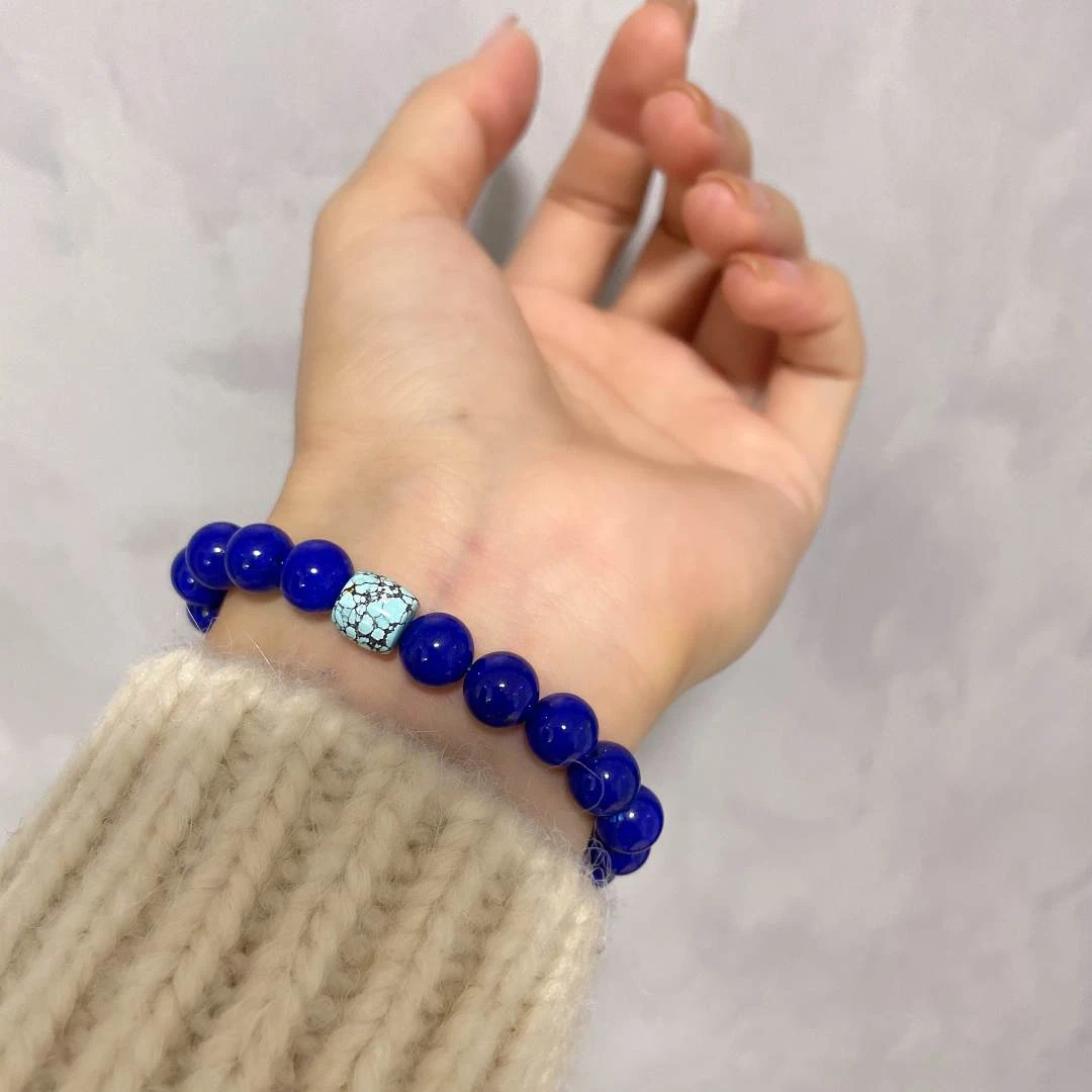 青金石+绿松石手串