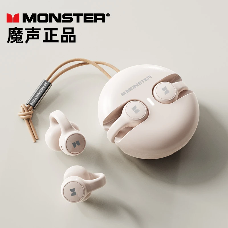 MONSTER/魔声XKT21无线蓝牙耳机耳夹式超长续航运动游戏男女通用