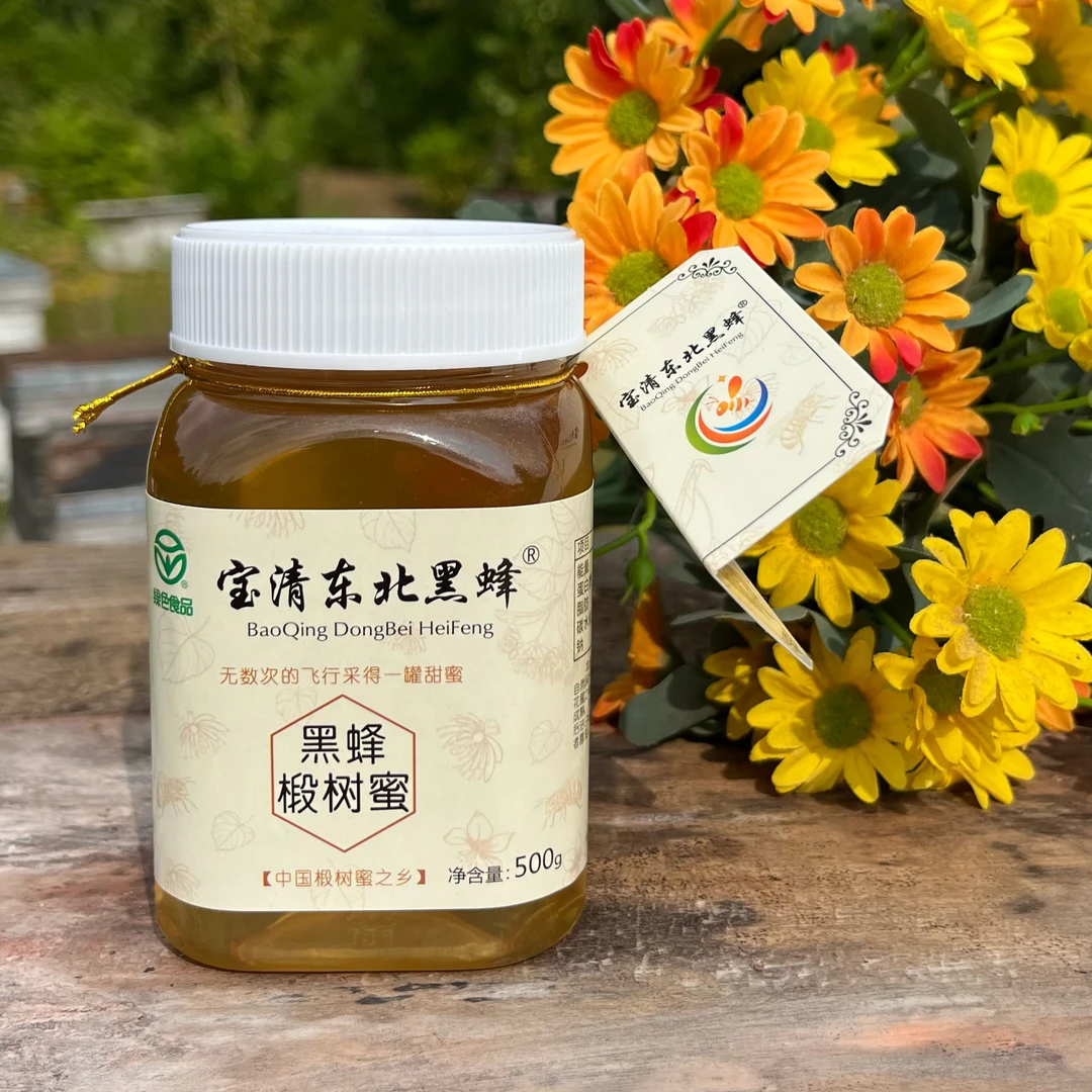 宝清东北黑蜂宝清东北纯净椴树蜜500g/瓶花香椴树蜜