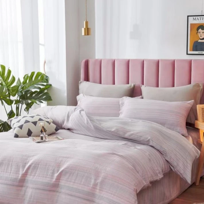 【无锡一棉】纯棉色织亲肤柔软双层纱四件套