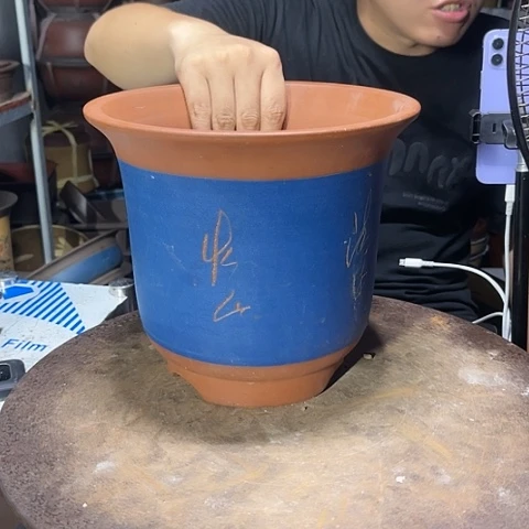 紫砂20CM(含)-50CM(不含)蓝梦中
