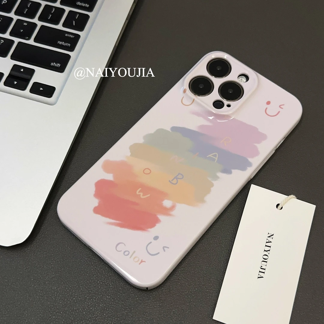 涂鸦菲林壳全包防摔华为苹果15promax/iPhone14/13pro/12手机壳