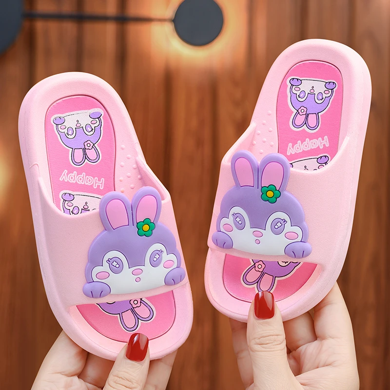 公主儿童拖鞋女童小孩夏季厚底室内防滑洗澡软底宝宝浴室外穿拖鞋